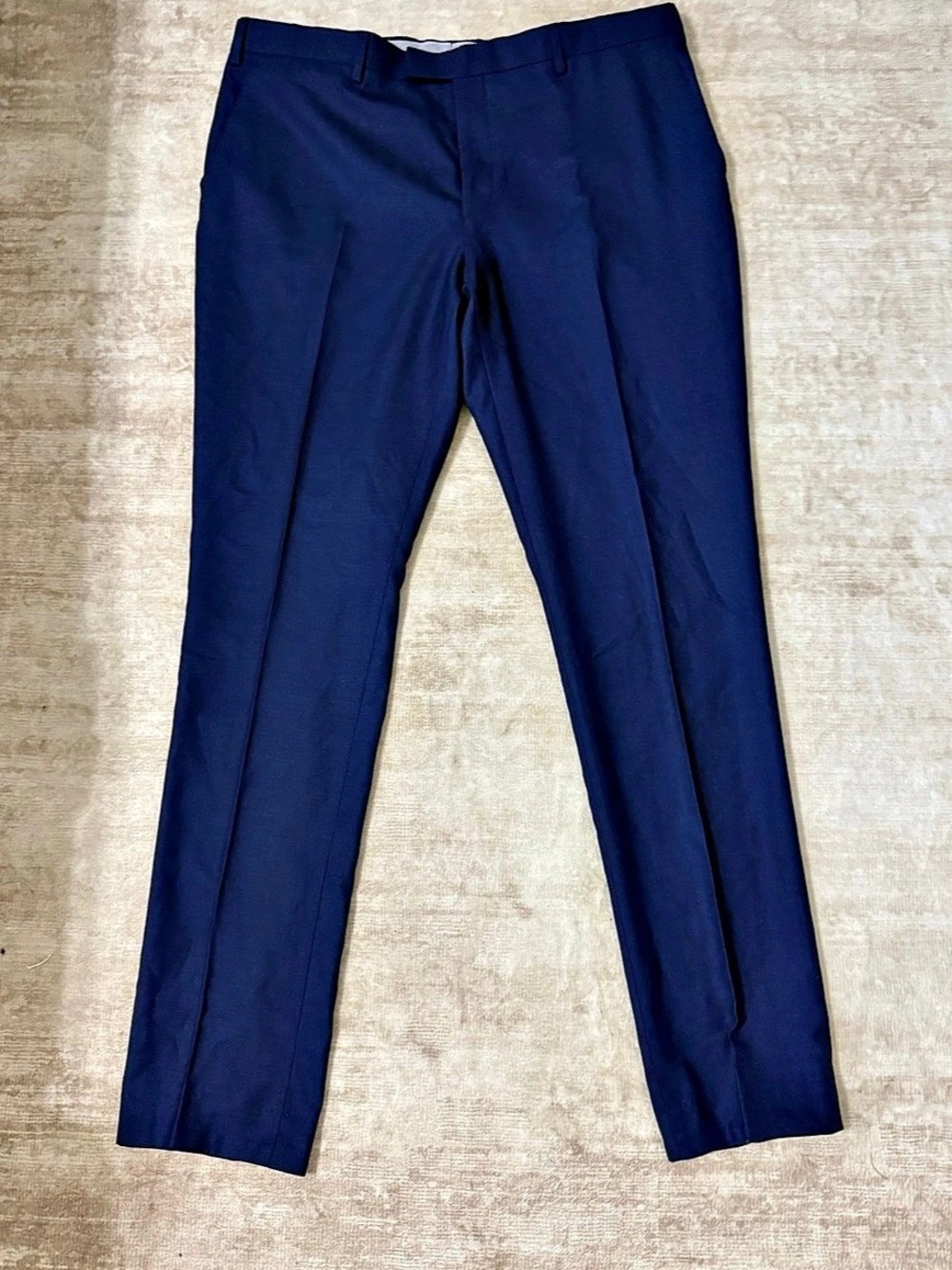 Charles Tyrwhitt Indigo Blue Slim Fit Ultimate Performance Suit Trouser Men's